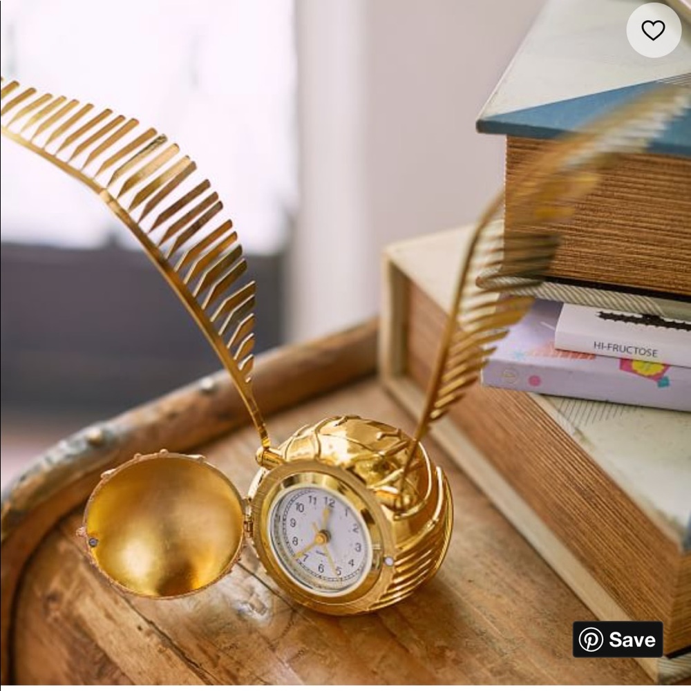 Pottery Barn HP Golden Snitch alarm clock